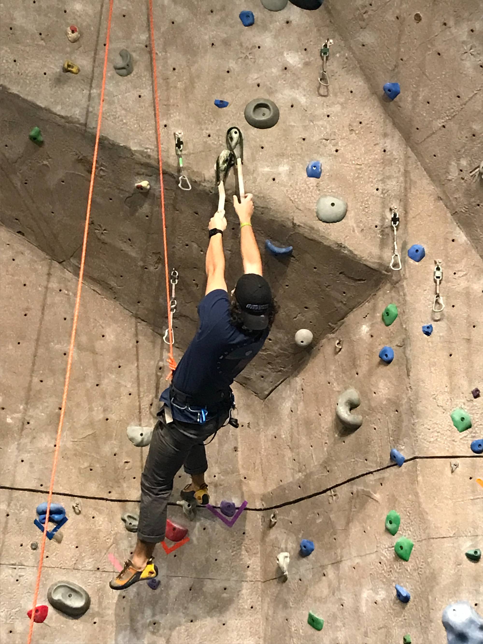 Rock Climbing Student